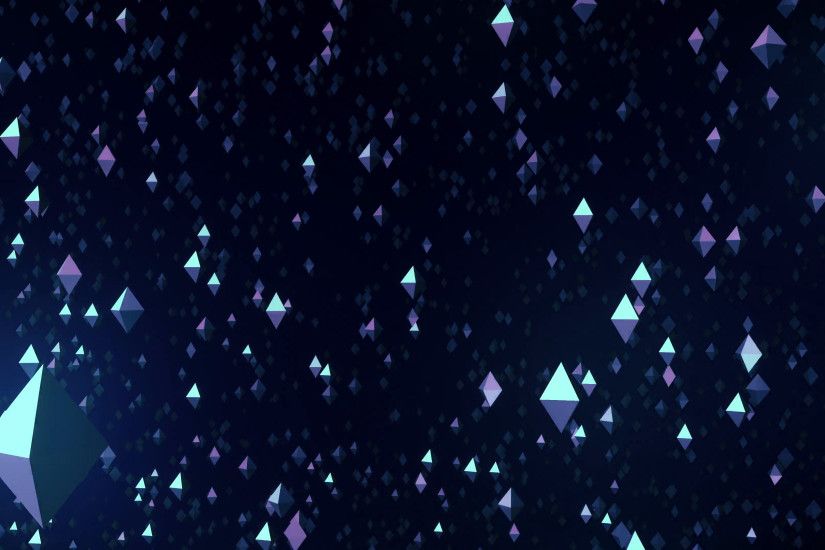 Relaxing background animation of a flight through rotating octahedrons.  Motion Background - VideoBlocks