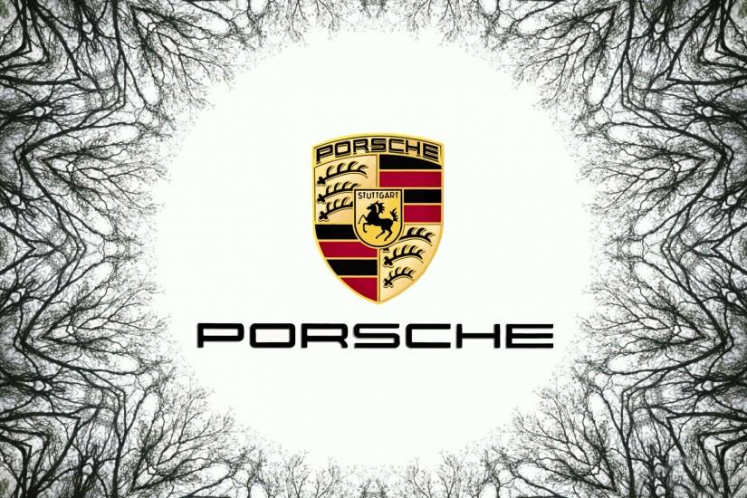 Porsche Logo Full HD Wallpaper 1920x1080