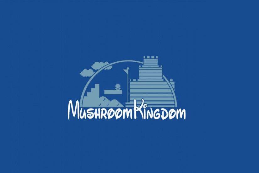 Mushroom Kingdom Mario Disney Wallpaper