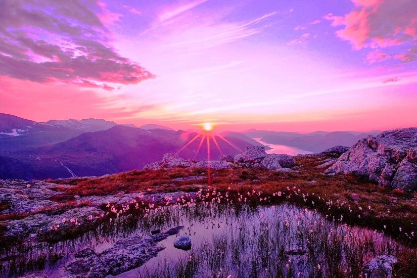 Stunning Purple Sunset 23190