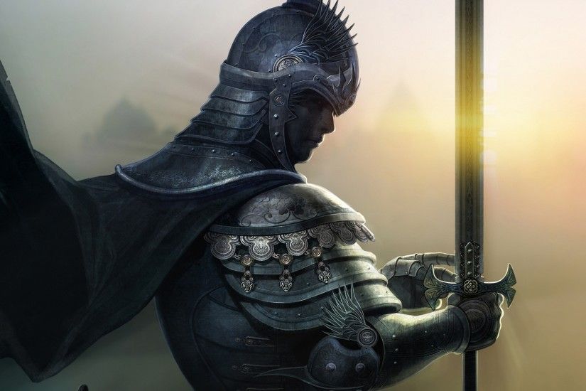 Armor Artwork Fantasy Art Knights Swordsman Warriors Weapons