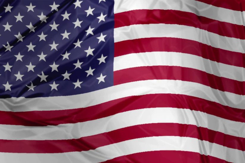 3D waving American flag background with fifty stars and red white stripes,  America US Motion Background - VideoBlocks