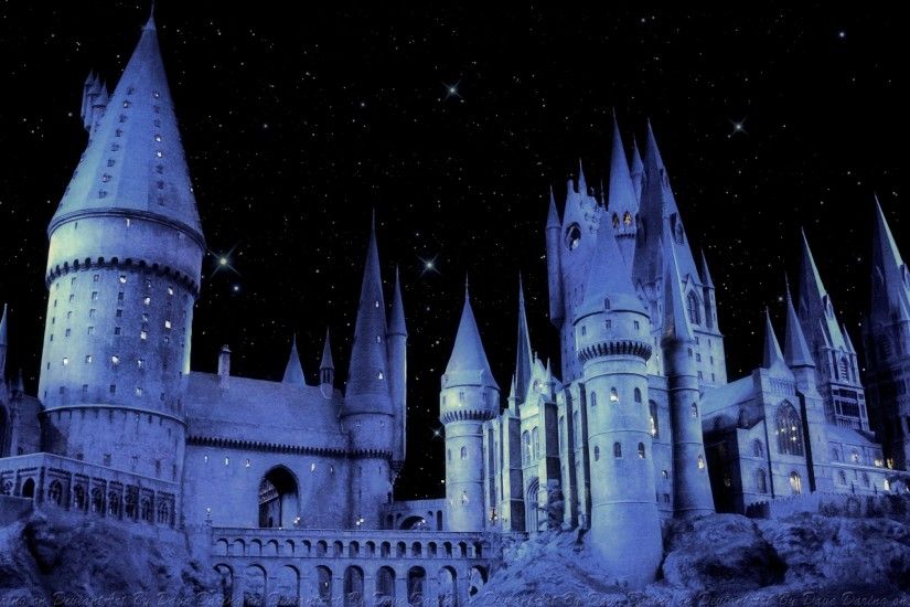 ... Hogwarts Castle Night Wallpaper Hogwarts by dave-daring ...