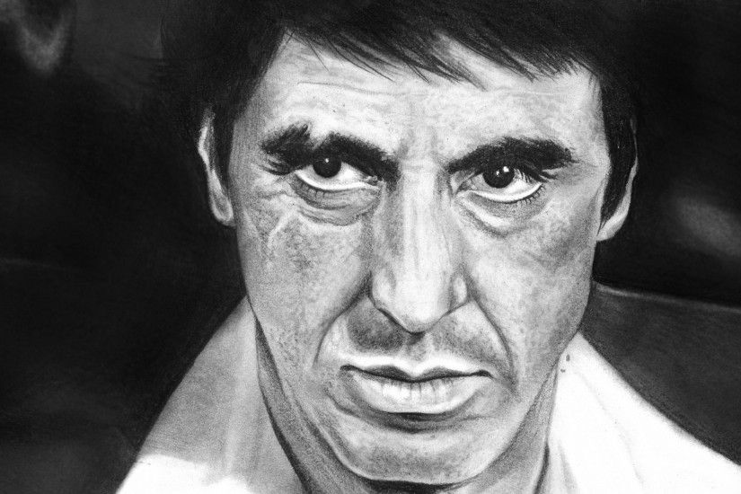 Al Pacino Fan Art Movies People Scarface Actors Wallpaper HD