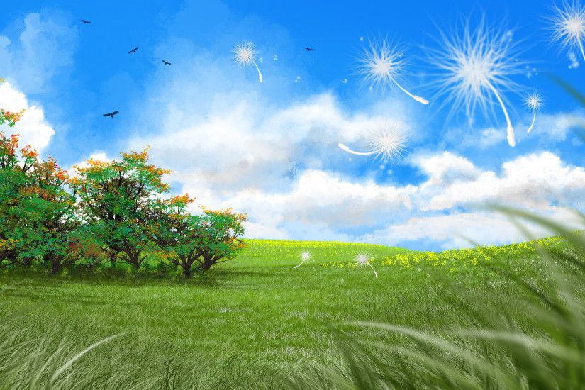 Widescreen Wallpapers of Large Spring, Cute Backgrounds