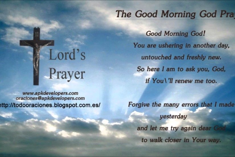 The Good Morning God Prayer-wg140860