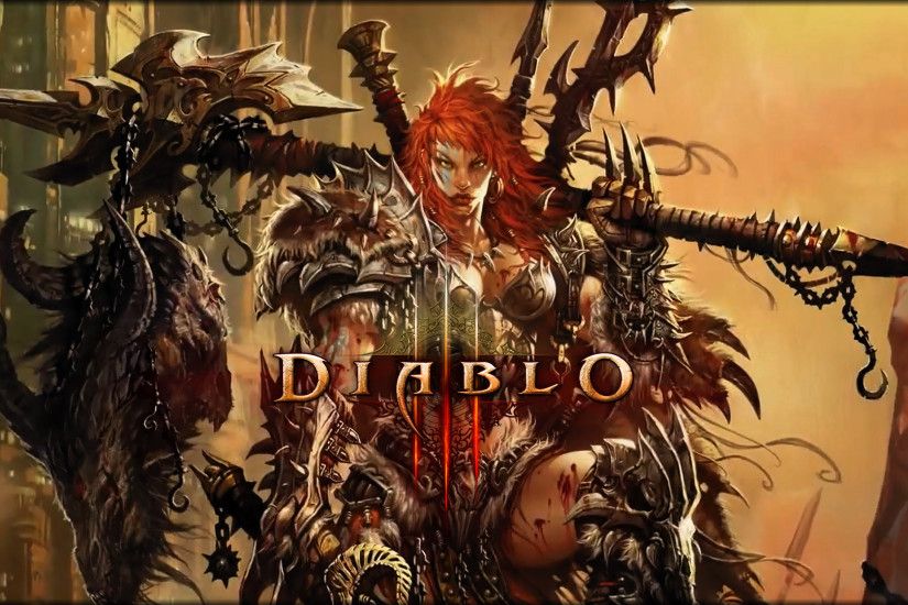 Diablo 3 Female Barbarian wallpaper from Diablo 3 wallpapers