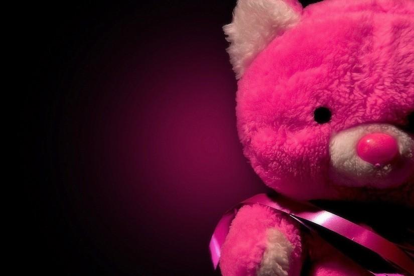 Pink Teddy Bear Doll Background for Girls. Pink Teddy Bear Doll Background  for Girls