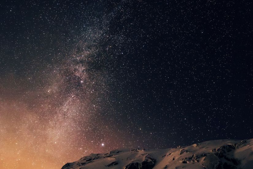 Download iPhone 6 official darker starry night wallpaper