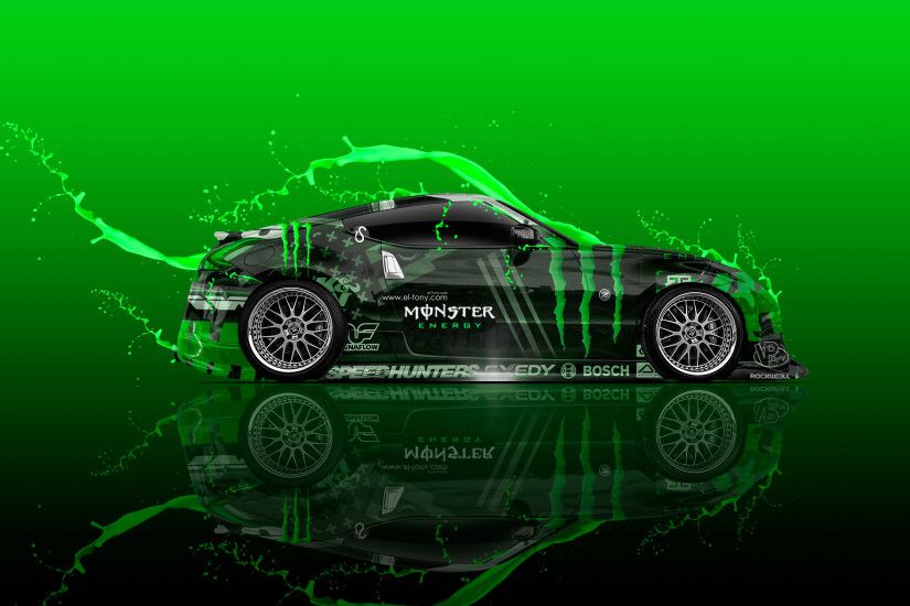 ... Monster Energy Nissan 370Z Side Live Colors Car 2015 Wallpapers el Tony  Cars