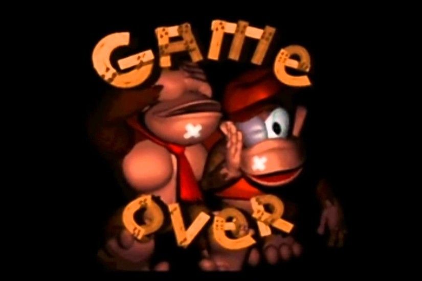 Donkey Kong Country Game Over