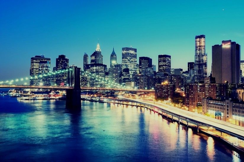 Brooklyn Bridge, Manhattan wallpaper - World wallpapers - #