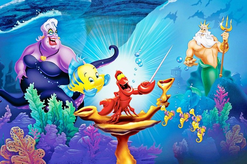 LITTLE MERMAID disney fantasy animation cartoon adventure family ariel  princess ocean sea underwater wallpaper