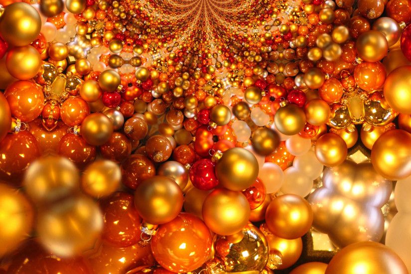 another christmas background of ball or bauble decoration