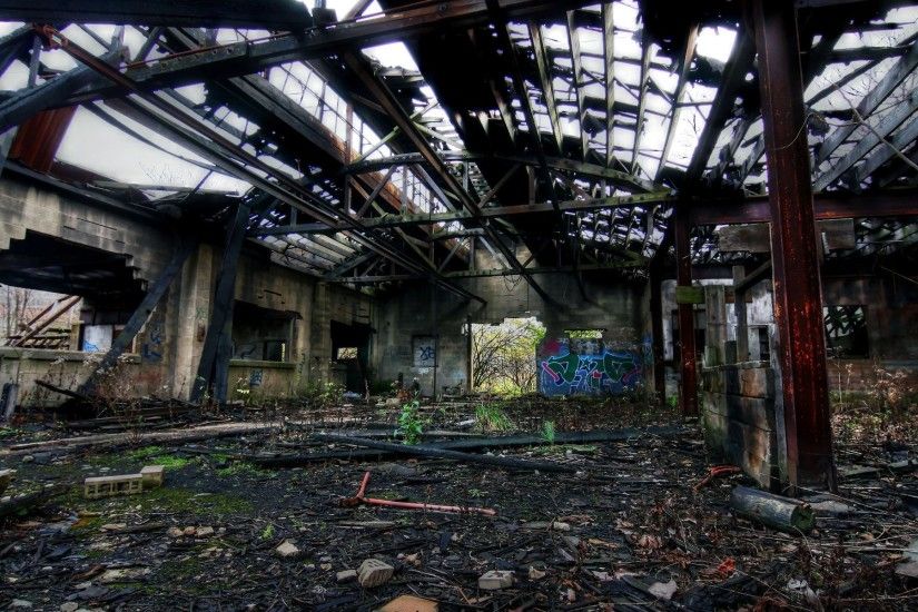 abandoned factory wallpaper 20401
