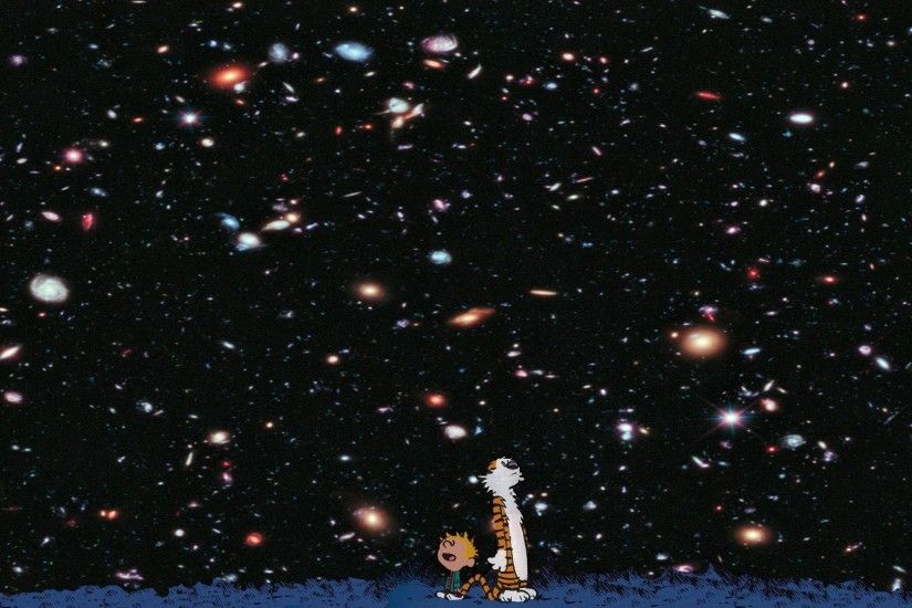 Hubble Deep Field High Resolution Wallpaper
