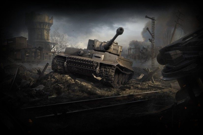 world of tanks, wg, tiger i heavy tank wallpapers (photos .