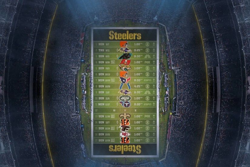 Pittsburgh Steelers 2014 NFL Schedule Wallpaper Wide or HD .