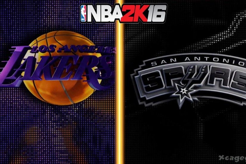 NBA 2K16 Gameplay - Los Angeles Lakers vs San Antonio Spurs - Full Game [  HD ] - YouTube
