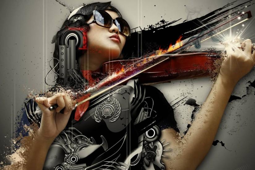 Download Lindsey Stirling Plays A Violin Wallpaper For Samsung Epic