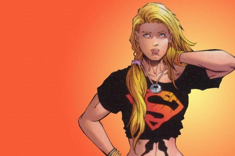 orange supergirl - SuperGirl Wallpaper