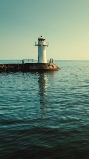 Ocean Lights house nature wallpaper #Iphone #android #ocean #nature # lighthouse #
