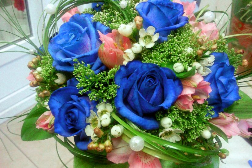 Green And Blue Roses Blue roses wallpaper
