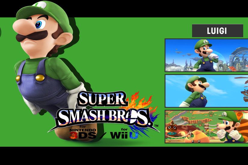 3DS/Wii U - Luigi Wallpaper by DaKidGaming
