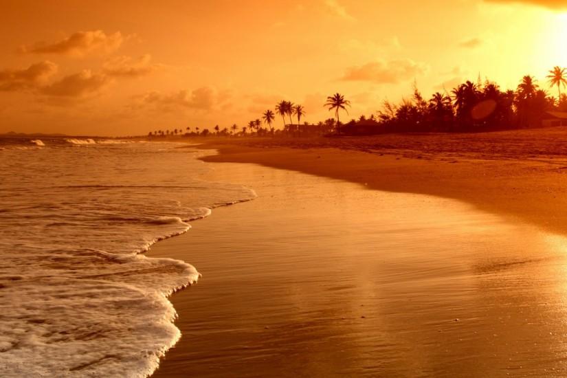 Beach Sunrise iPhone Panoramic Wallpaper Download | iPad Wallpapers .