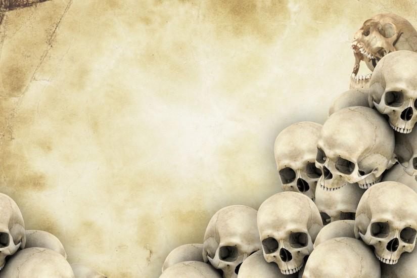 skull background , background, texture, photo, skulls on paper texture  background