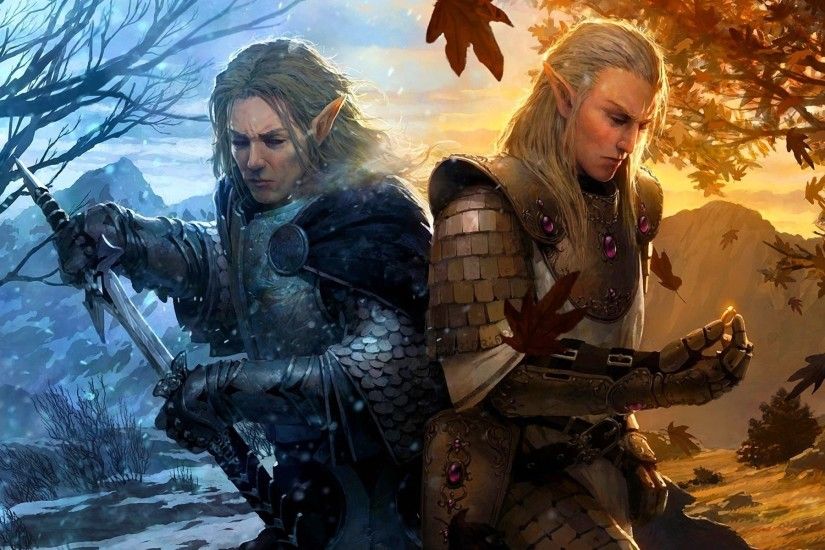 warrior, Elves, Artwork, Fantasy art Wallpaper HD