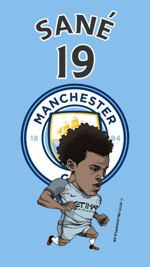Manchester City No.19 Leroy Sane Fan Art