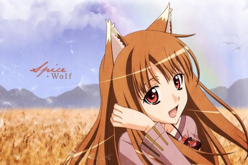 Spice And Wallpaper 1920x1200 Spice, And, Wolf, Animal, Ears, Holo .