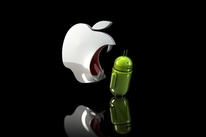 Android vs Apple Android wallpaper Android vs Apple 1920x1200