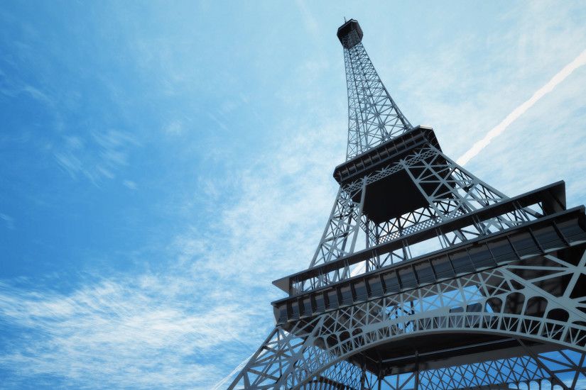 3D Eiffel Tower Wallpaper PC