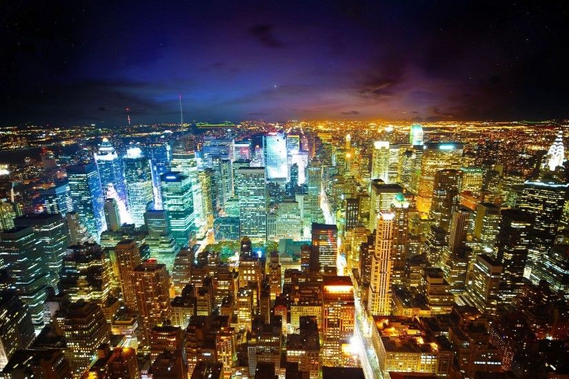 Stunning City Lights Wallpaper