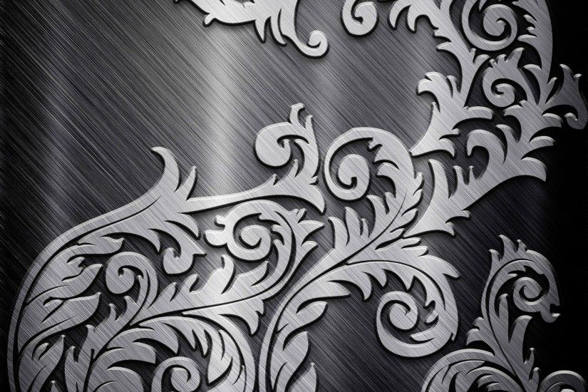 Swirly metallic pattern Mobile Wallpaper 5737