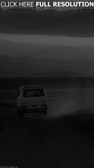 Desert Car Dark Bw Drive Nature Love