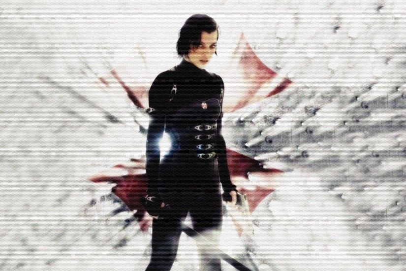 Resident Evil Retri, Milla Jovovich 1920x1080 HD Wallpaper / Hintergrundbild