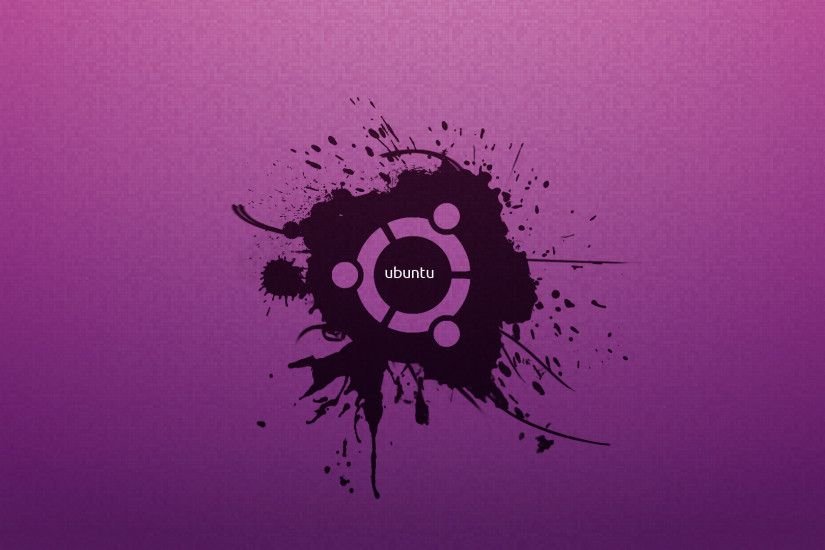 ubuntu wallpaper purple funky. Â«Â«