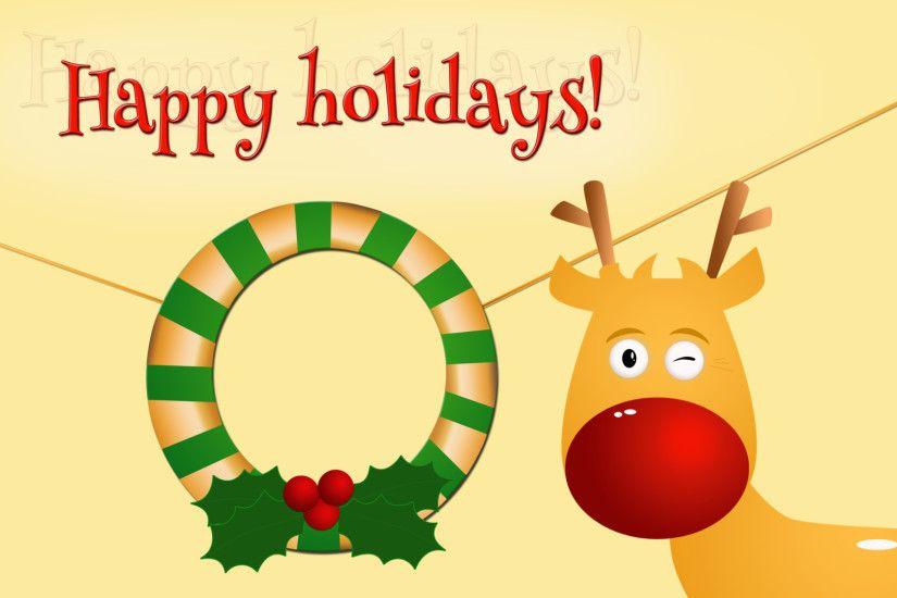 Happy-holidays-rudolph-christmas-merry-christmas-wreath-HD-