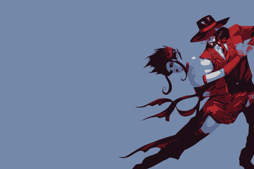 ... Tango Twisted Fate and Evelynn Vector Wallpaper by bohitargep