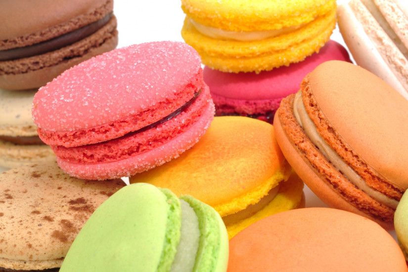 Preview wallpaper macaron, french confection, dessert 1920x1080