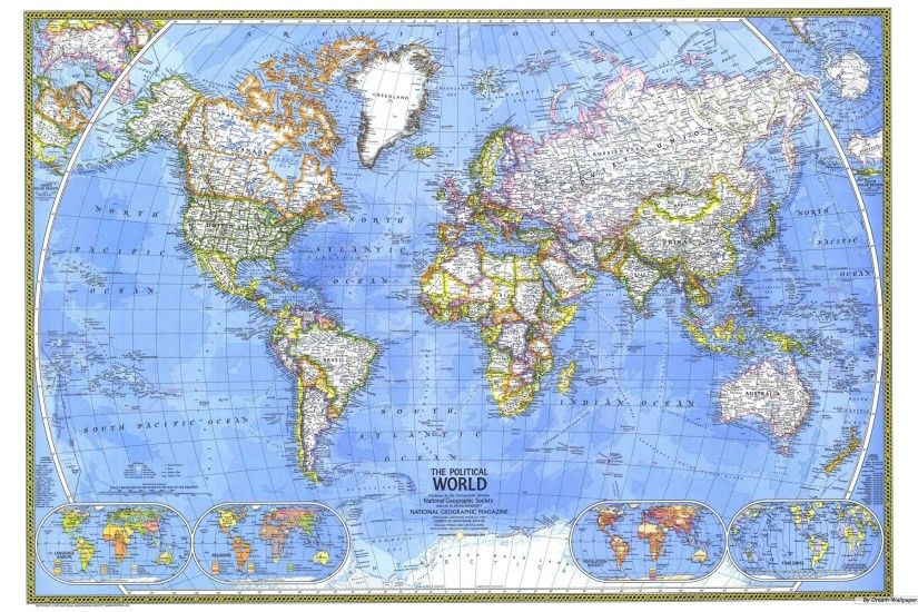 Free Travel wallpaper - World Map wallpaper - 1920x1200 wallpaper - Index 8