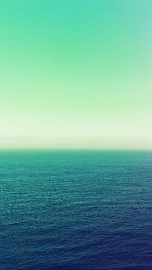 Calm Sea Green Ocean Water Summer Day Nature #iPhone #6 #wallpaper