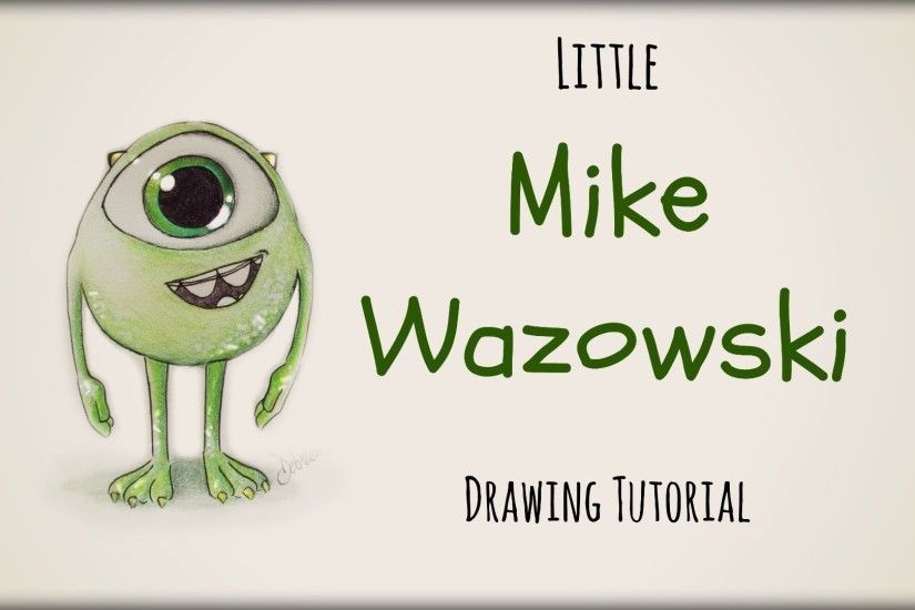Como Dibujar al PequeÃ±o Mike Wazowski â