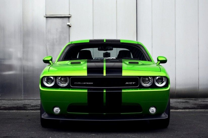 dodge challenger srt8 green car automobile muscle wallpapers hd machine  vehicles dodge challenger green front beautiful