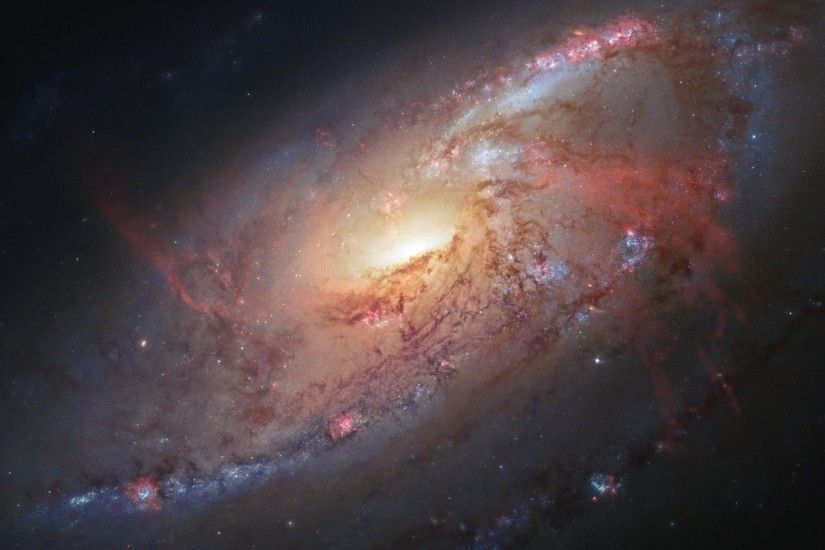 space spiral galaxy m106 star hubble space telescope nasa goddard space  flight center