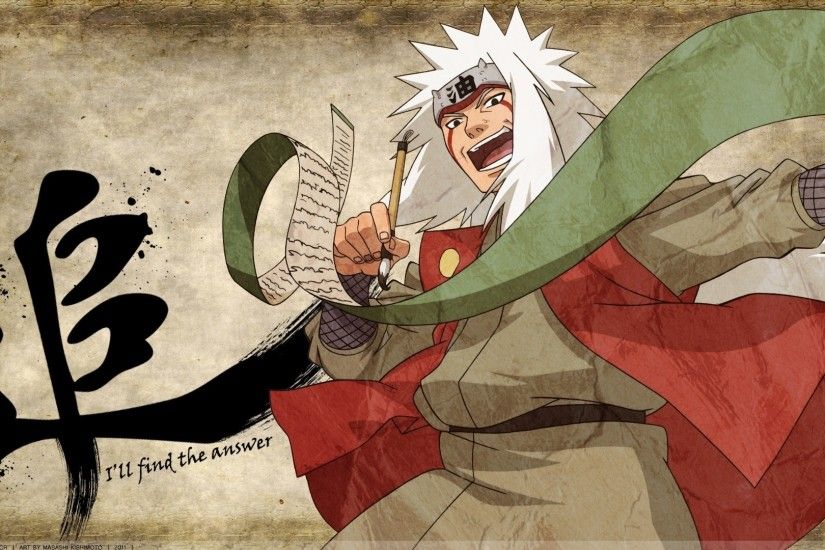 Naruto shippuden anime manga ninja scroll jiraiya sensei 1920x1080 wallpaper