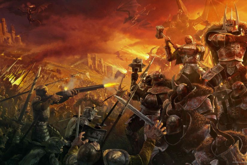 1920x1080 Epic battle in hell wallpaper